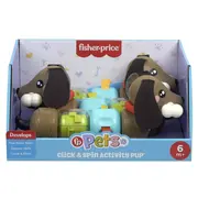 FISHER PRICE JUCARIE CATELUS DE ACTIVITATE PENTRU BEBELUSI CLICK AND SPIN VIVMTHTW91