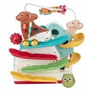 Jucarie interactiva, Free2Play, Cu o varietate de jocuri, Cu pian sau xilofon, Cu pista de masini, Cu bile, 26x28x36 cm, 36 luni+, Multicolor BYN82979