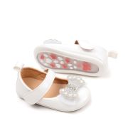 Pantofiori albi cu fundite stralucitoare chbbw4021-3-va2