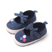 Pantofiori bebelusi, bleumarin cu bulinute albe csbm2327-3-va5