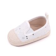 Pantofiori bebelusi, ivoire cu dantela si paiete csbh3001-1-va4