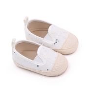 Pantofiori bebelusi, ivoire cu dantela si paiete csbh3001-1-va4