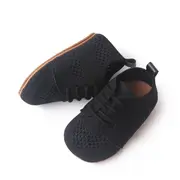 Pantofiori bebelusi negri crosetati csf221-1-va4