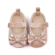 Pantofiori eleganti crem cu paiete pentru fetite csbjz7082-2-va5