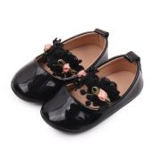 Pantofiori eleganti negrii cu trandafirasi roz csbbw3099-1-va5