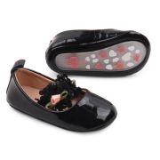 Pantofiori eleganti negrii cu trandafirasi roz csbbw3099-1-va5