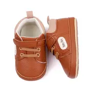 Pantofiori maro pentru baietei - baby boy csbnb3114-4-va5