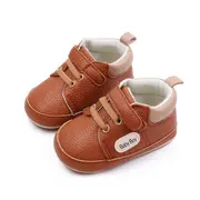 Pantofiori maro pentru baietei - baby boy csbnb3114-4-va5