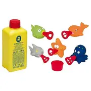 Set baloane de sapun Bubbelix 5 figurine vesele Mini Pustefix Bubble Toys STPX55739 BBJSTPX55739_Animale marine