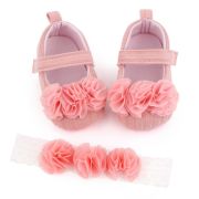 Set pantofiori roz somon si bentita asortata chd2627-5-va5