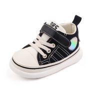 Tenisi inalti albi cu negru pentru bebelusi mdd2716-3-c