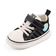 Tenisi inalti albi cu negru pentru bebelusi mdd2716-3-c