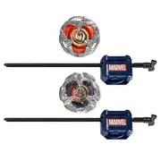 BEYBLADE X MARVEL SET DUO IRON MAN 4-80B SI THANOS 4-60P VIVG0278_G0287