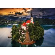 PUZZLE TREFL 1000 PREMIUM PLUS PHOTO ODYSSEY LACUL BLED SLOVENIA VIV10797