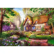PUZZLE TREFL 1000 PREMIUM PLUS TEA TIME CASUTA DIN PADURE VIV10804
