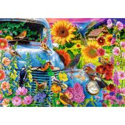 PUZZLE TREFL 1000 PREMIUM PLUS TEA TIME VIATA LA TARA PASARI CANTATOARE VIV10848