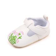 Pantofiori albi cu broderie florala csbz3037-3-va5