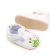 Pantofiori albi cu broderie florala csbz3037-3-va5