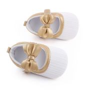 Pantofiori albi cu insertie aurie chd2630-2-va6