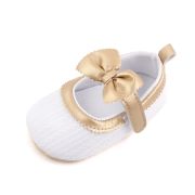 Pantofiori albi cu insertie aurie chd2630-2-va6