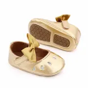 Pantofiori aurii din lac cu puncte argintii chd2585-3-va8