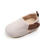 Pantofiori crem tip mocasini pentru baietei chd2210-4-va7