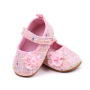 Pantofiori roz pentru bebelusi cu floricica - elegant csbhx3057-1-va6