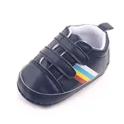 Pantofiori sport bebelusi bleumarine cu dungi multicolore chd2670-2-va6