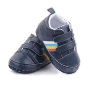 Pantofiori sport bebelusi bleumarine cu dungi multicolore chd2670-2-va6