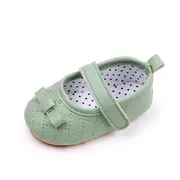 Pantofiori verzi cu fundita delicata csbjz7083-3-va6