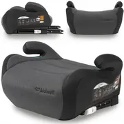 Inaltator auto 125-150 cm, cu isofix kidwell ovan - black gray edeedifosaova03a0