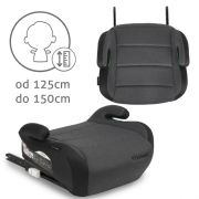 Inaltator auto 125-150 cm, cu isofix kidwell ovan - black gray edeedifosaova03a0