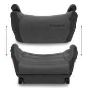Inaltator auto 125-150 cm, cu isofix kidwell ovan - black gray edeedifosaova03a0