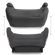 Inaltator auto 125-150 cm cu isofix kidwell ovan - gray edeedifosaova02a0