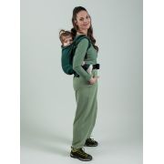 Marsupiu isara preschooler evergreen linen