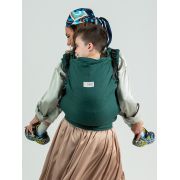 Marsupiu isara preschooler evergreen linen
