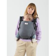Marsupiu isara preschooler graphite linen