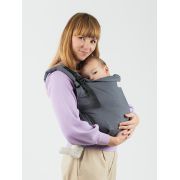 Marsupiu isara preschooler graphite linen