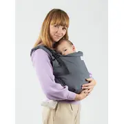 Marsupiu isara preschooler graphite linen