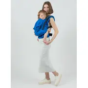 Marsupiu isara preschooler iris blue bamboo