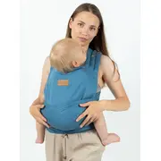 Marsupiu isara quick half buckle preschooler bluestone