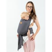 Marsupiu isara quick half buckle preschooler graphite linen