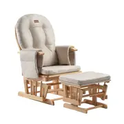 Onino - fotoliu reglabil pentru alaptare, cu suport de picioare inclus, calm.me, natural beige bbbtf05t