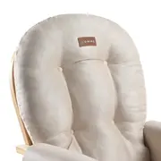 Onino - fotoliu reglabil pentru alaptare, cu suport de picioare inclus, calm.me, natural beige bbbtf05t