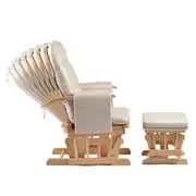 Onino - fotoliu reglabil pentru alaptare, cu suport de picioare inclus, calm.me, natural beige bbbtf05t