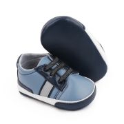 Pantofiori sport bebelusi, albastri cu detalii bleumarine chm22-9-1-va7