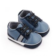 Pantofiori sport bebelusi, albastri cu detalii bleumarine chm22-9-1-va7