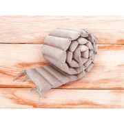 Aparatoare pentru patut, MimiNu, Tip panou, Pentru patut, Lungime 180 cm, Din catifea, Beige Pink BYN6426972026581