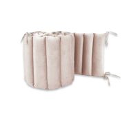 Aparatoare pentru patut, MimiNu, Tip panou, Pentru patut, Lungime 180 cm, Din catifea, Beige Pink BYN6426972026581