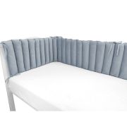 Aparatoare pentru patut, MimiNu, Tip panou, Pentru patut, Lungime 180 cm, Din catifea, Jeans BYN6426972026574
